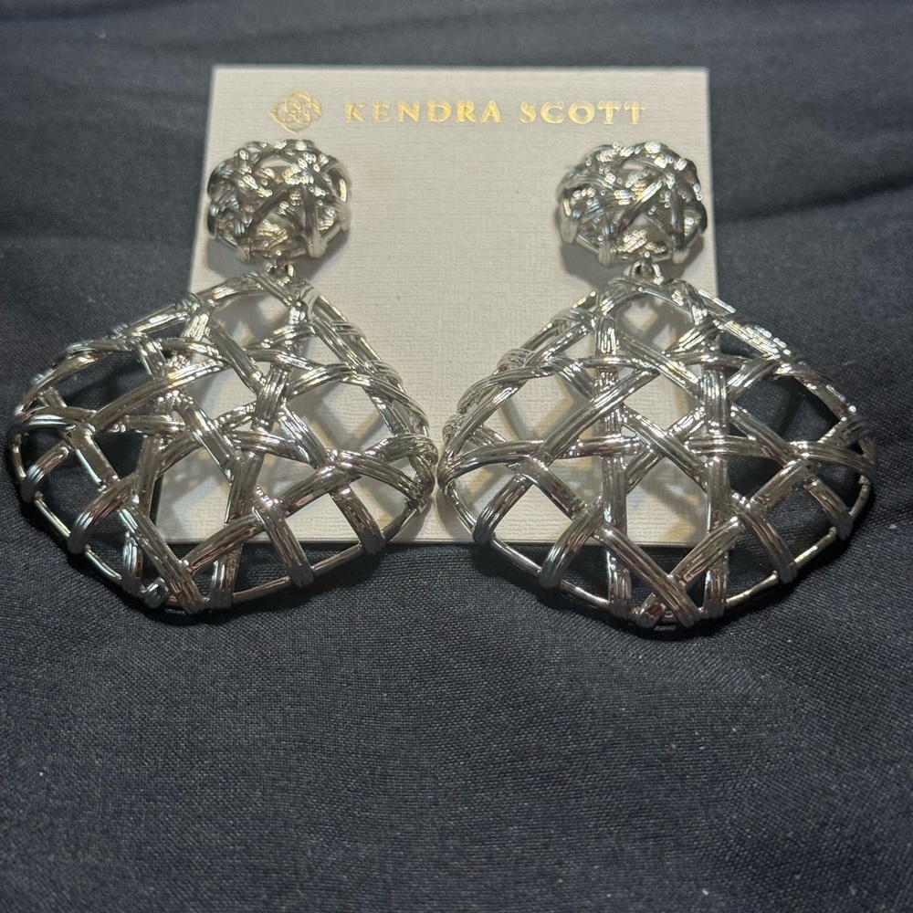 Kendra Scott Natalie Silver Earrings